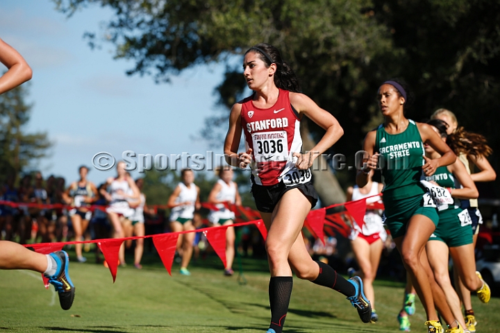 2014StanfordCollWomen-159.JPG - College race at the 2014 Stanford Cross Country Invitational, September 27, Stanford Golf Course, Stanford, California.